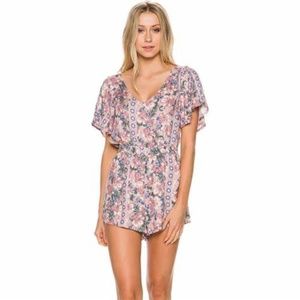 NWT O'Neill Rosemary Printed Woven Romper